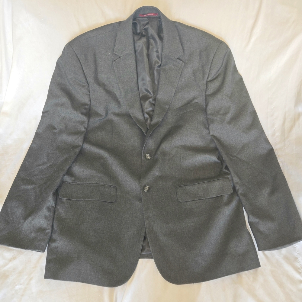 Merona Charcoal Gray Men's Sports Coat Blazer With 2 Button Closure Office 44R
